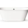 Inbyggnadsbadkar PAA VARIO XL D 180x80 cm, gjutmarmor