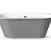 Inbyggnadsbadkar PAA VARIO XL D 180x80 cm, gjutmarmor – 8