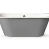 Sisseehitatav kivivann PAA VARIO XL 185×80 cm, läikiv kivimass 8 Inbyggnadsbadkar PAA VARIO XL 185x80 cm, gjutmarmor – 8