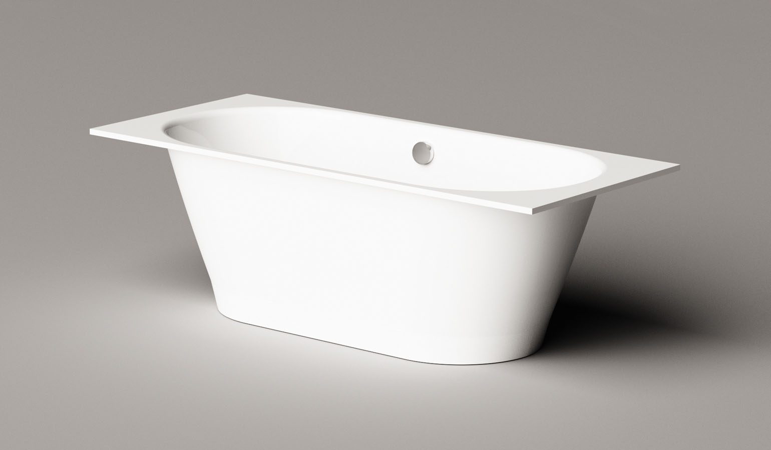 Inbyggnadsbadkar PAA VARIO XL 185x80 cm, gjutmarmor – 10