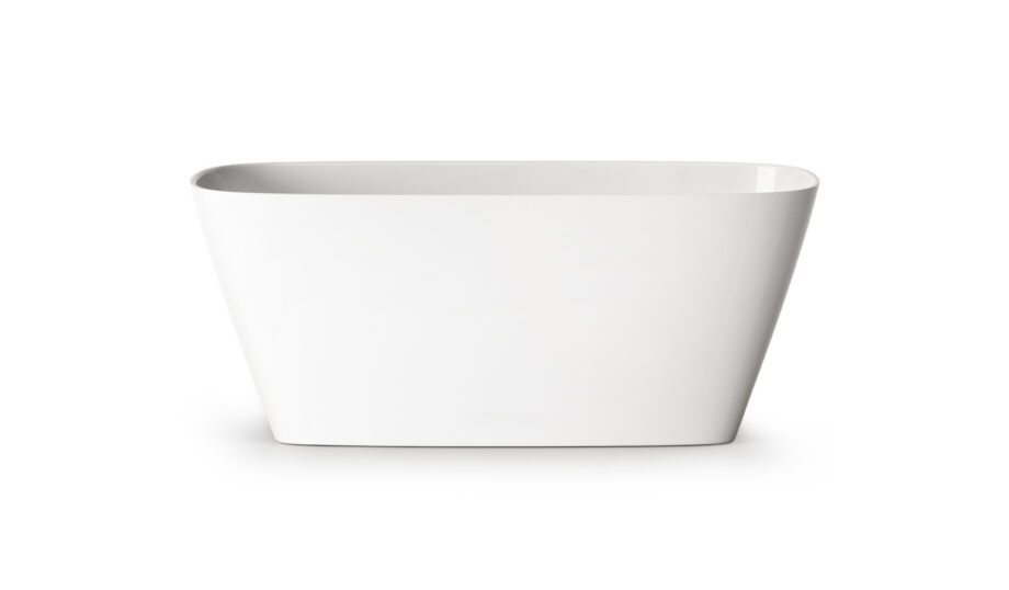 Eraldiseisev kivivann PAA DUNA 150×65 cm, läikiv kivimass Fristående badkar PAA DUNA 150x65 cm, gjutmarmor