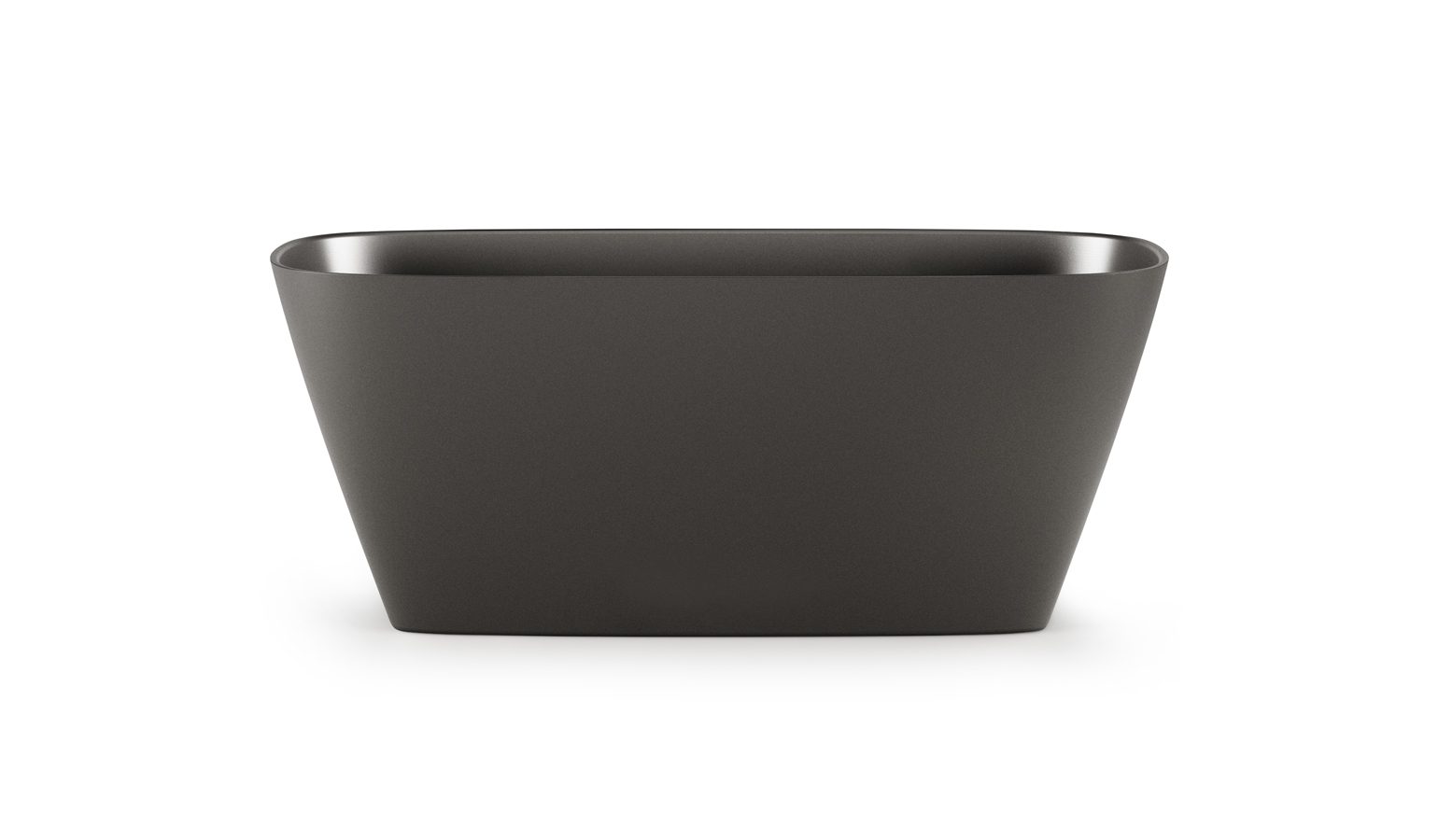 Fristående badkar PAA DUNA 150x65 cm, svart Graphite