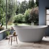 Eraldiseisev kivivann PAA AMORE 160×85 cm, matt Silkstone 3 Fristående badkar PAA AMORE 160x85 cm, Silkstone – 3