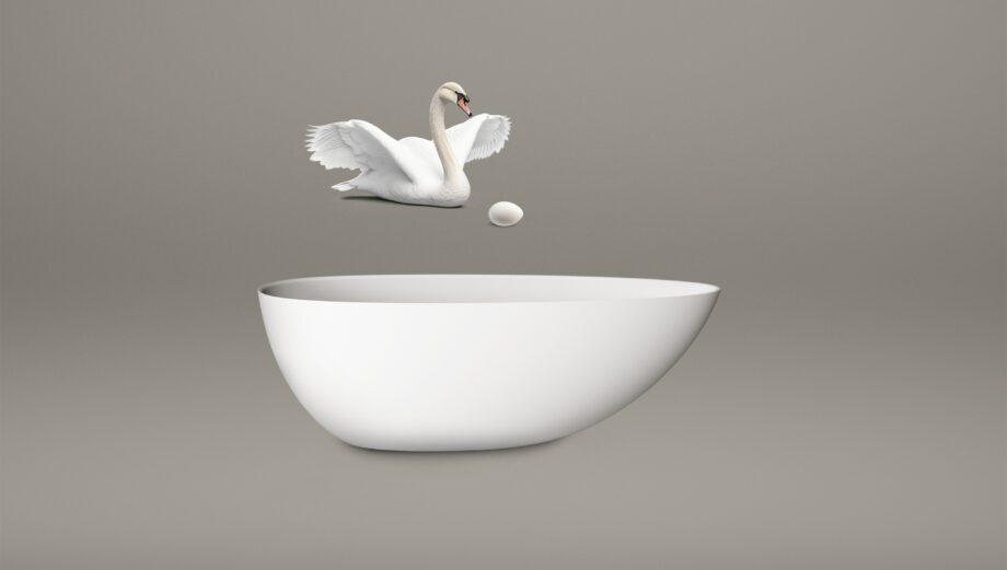 Fristående badkar PAA BELLA OVO 170x80 cm, Silkstone – 9