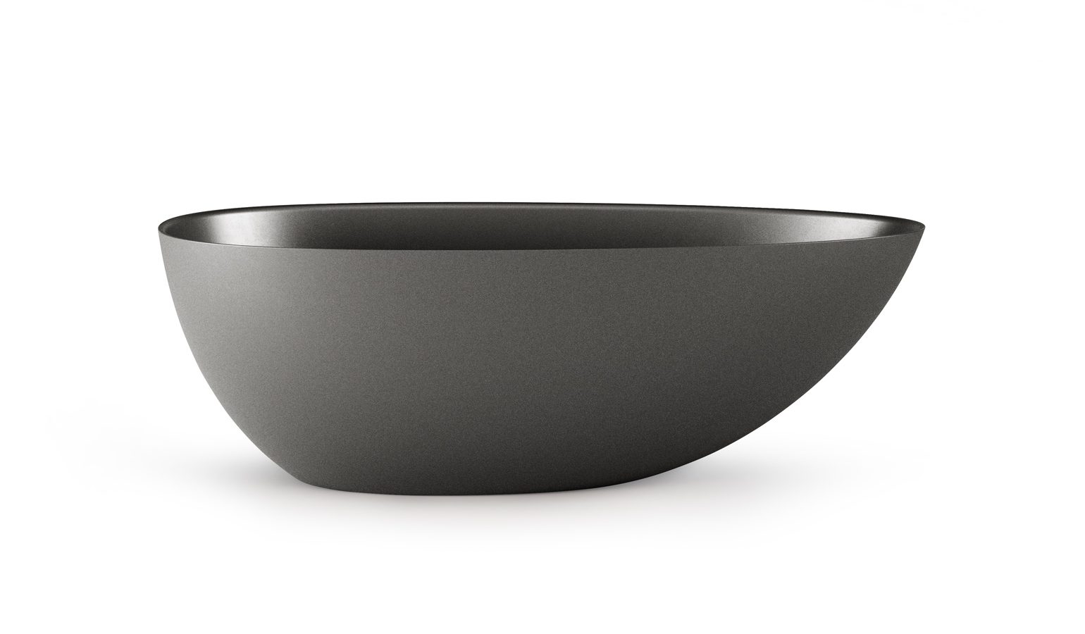 Fristående badkar PAA BELLA OVO 170x80 cm, svart Graphite