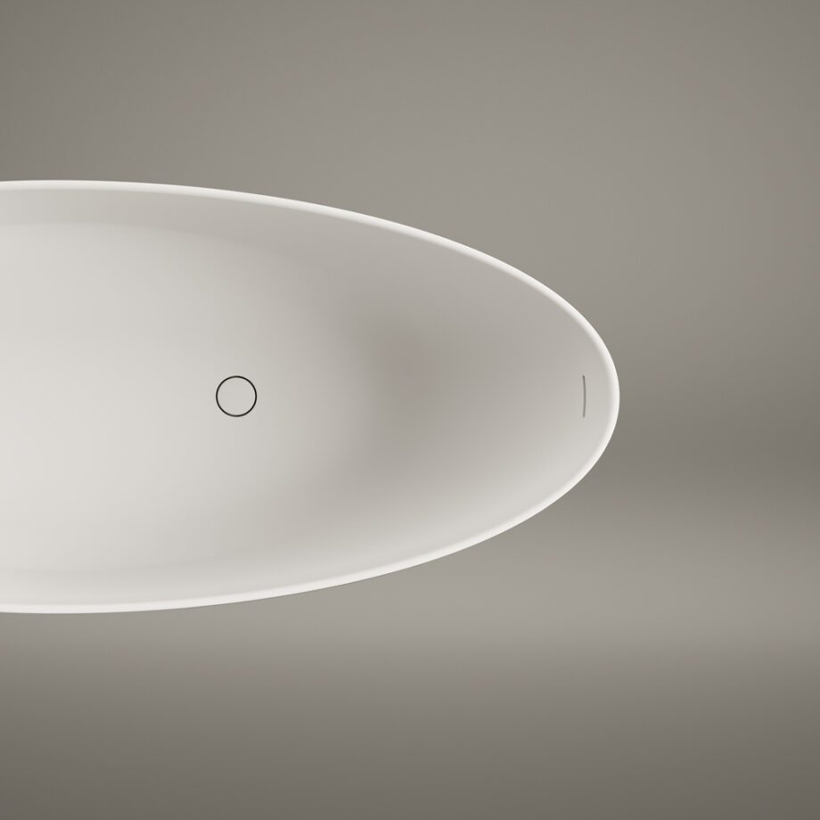 Fristående badkar PAA BELLA OVO 170x80 cm, Silkstone – 3