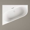 Nurgavann PAA DECO CORNER D 160×127 cm, parempoolne, matt Silkstone 5 Hörnbadkar PAA DECO CORNER D 160x127 cm, höger, Silkstone – 5