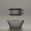 Must eraldiseisev kivivann PAA DECO NUDO 166×72,5 cm, Graphite, matt 3 Fristående badkar PAA DECO NUDO 166x72,5 cm, svart Graphite – 3