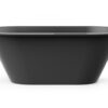 Must eraldiseisev kivivann PAA DECO RIM 166×81 cm, Graphite, matt Fristående badkar PAA DECO RIM 166x81 cm, svart Graphite