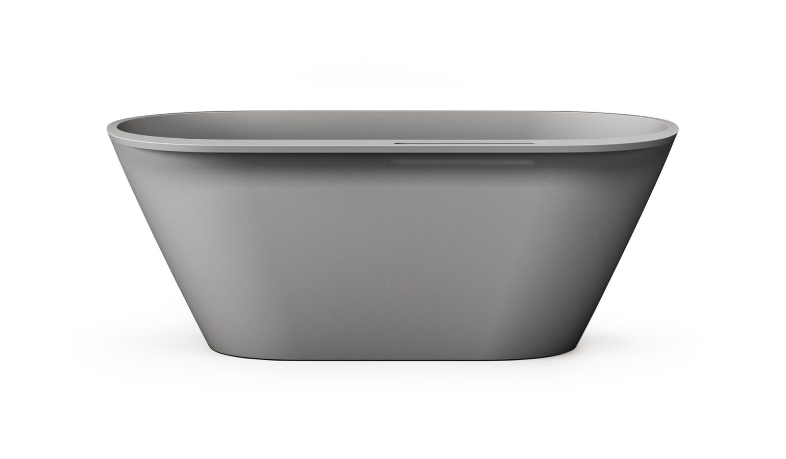 Fristående badkar PAA DECO RIM 166x81 cm, Silkstone – 3
