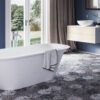 Eraldiseisev kivivann PAA DECO RIM 166×81 cm, matt Silkstone 2 Fristående badkar PAA DECO RIM 166x81 cm, Silkstone – 2