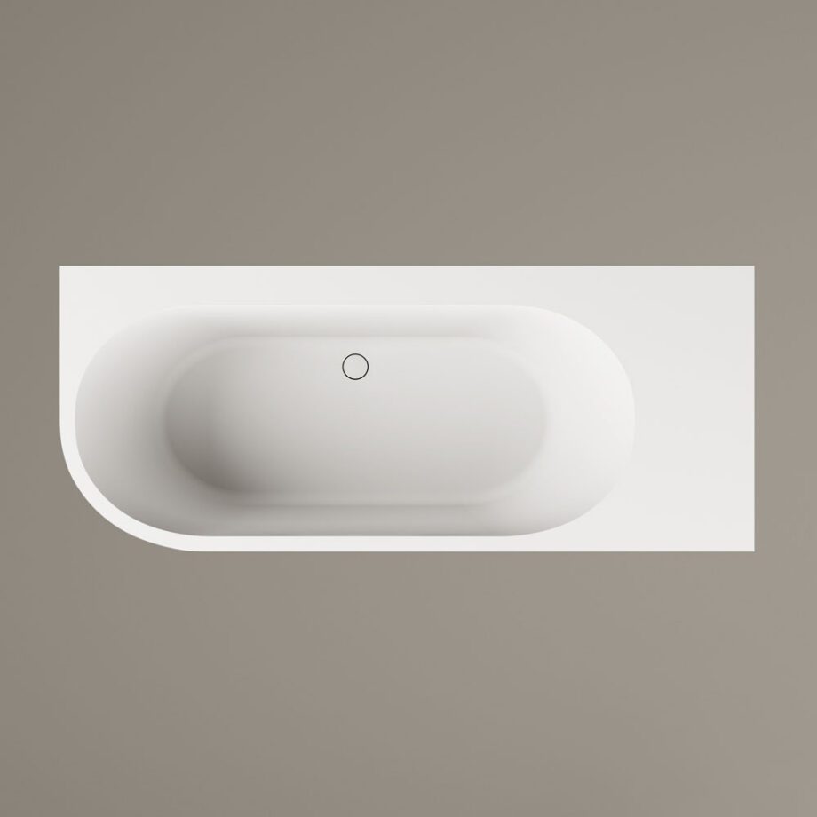 Mõõdu järgi kivivann PAA DECO SHAPE RE A 170–200×82,5 cm, matt Silkstone 10 Måttbeställt badkar PAA DECO SHAPE RE A, Silkstone – 10
