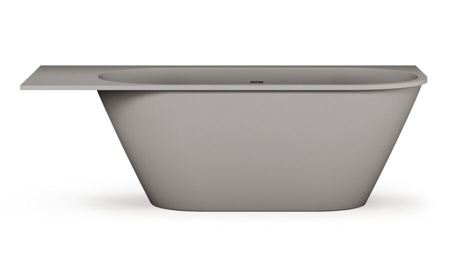 Mõõdu järgi kivivann PAA DECO SHAPE RE D 170–200×82,5 cm, matt Silkstone 6 Måttbeställt badkar PAA DECO SHAPE RE D, Silkstone – 6