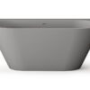 Seinaäärne kivivann PAA DECO WALL 166×81 cm, matt Silkstone 3 Badkar mot vägg PAA DECO WALL 166x81 cm, Silkstone – 3