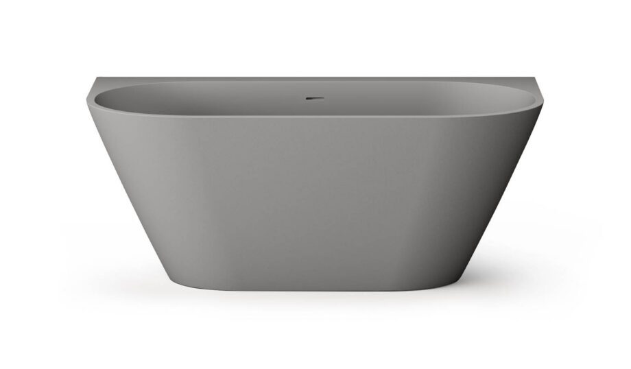 Seinaäärne kivivann PAA DECO WALL 166×81 cm, matt Silkstone 3 Badkar mot vägg PAA DECO WALL 166x81 cm, Silkstone – 3
