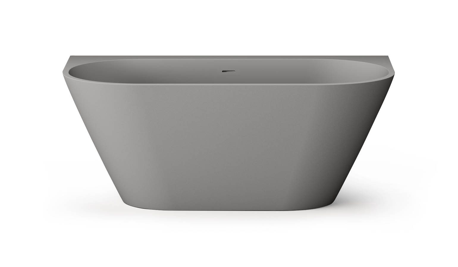 Badkar mot vägg PAA DECO WALL 166x81 cm, Silkstone – 3