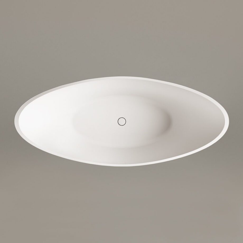 Eraldiseisev kivivann PAA FELICE 194,5×83 cm, matt Silkstone 7 Fristående badkar PAA FELICE 194,5x83 cm, Silkstone – 7
