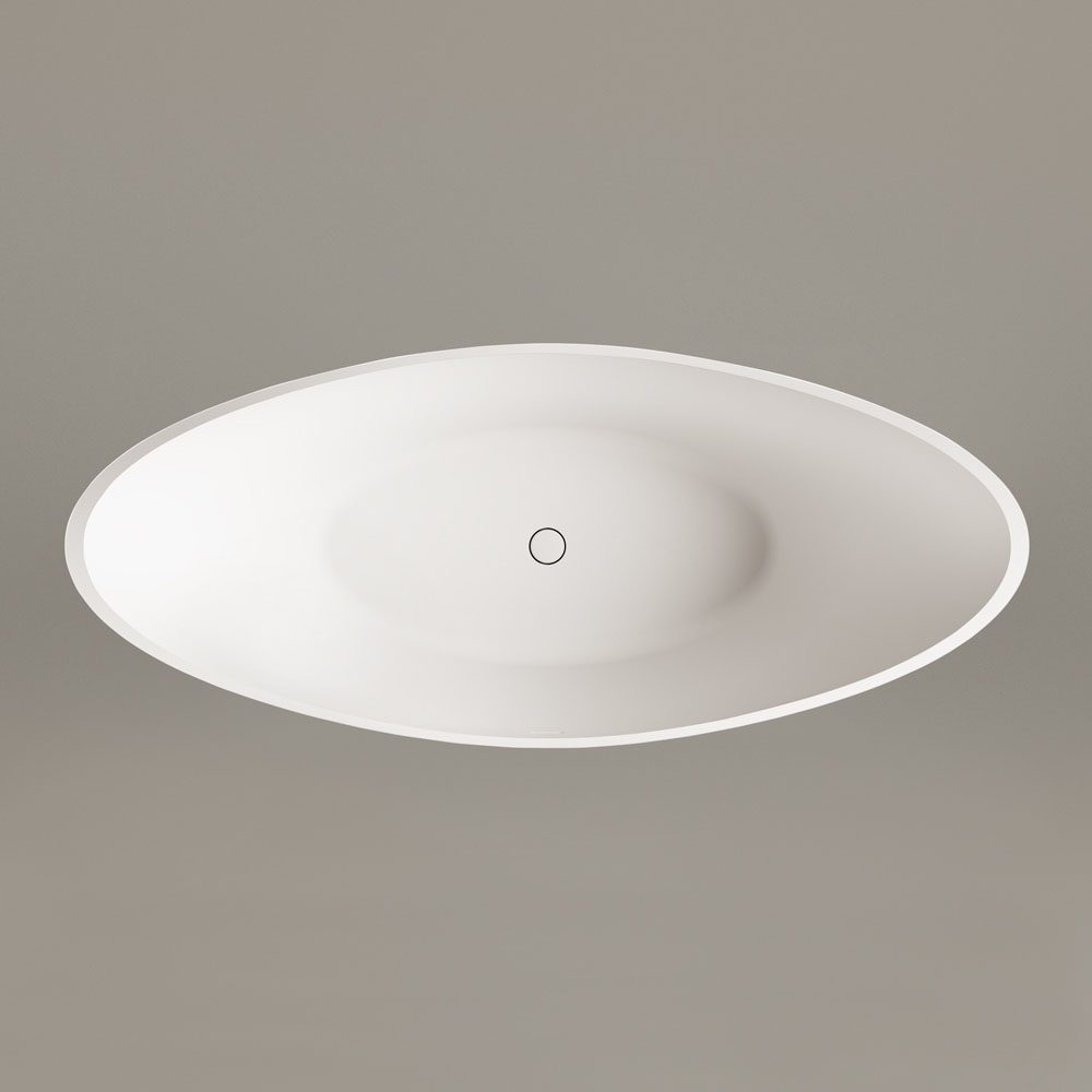 Fristående badkar PAA FELICE 194,5x83 cm, Silkstone – 7