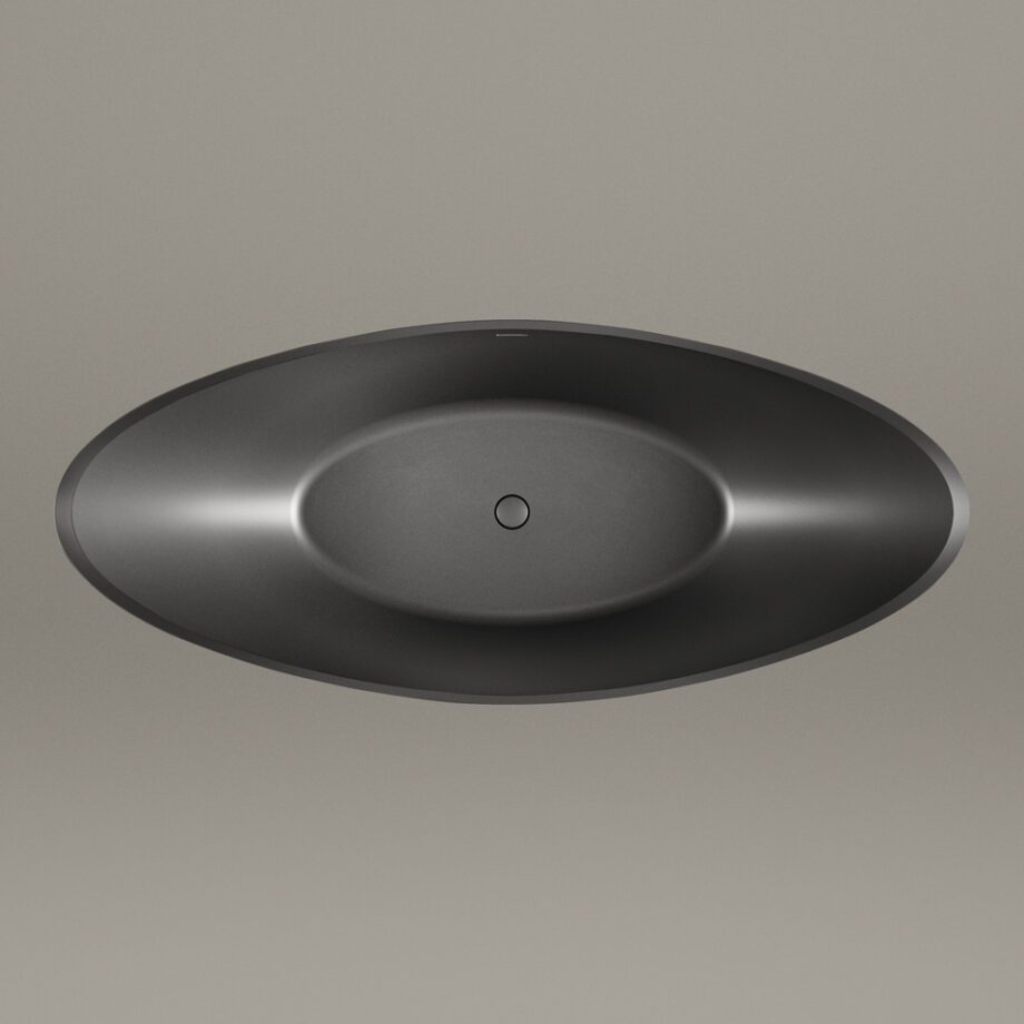 Fristående badkar PAA FELICE 194,5x83 cm, svart Graphite – 4