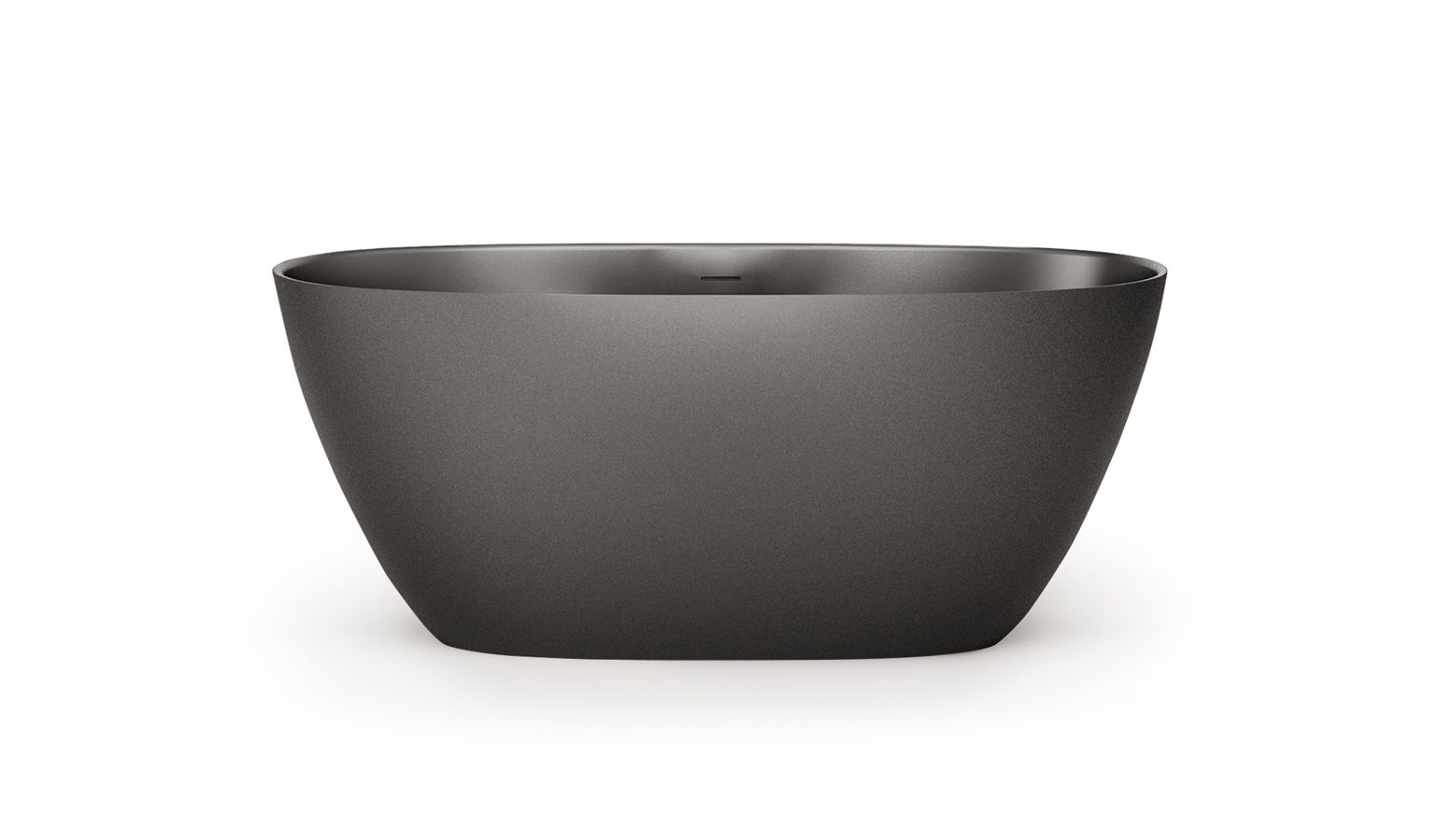 Fristående badkar PAA PERLA 145 145x71 cm, svart Graphite