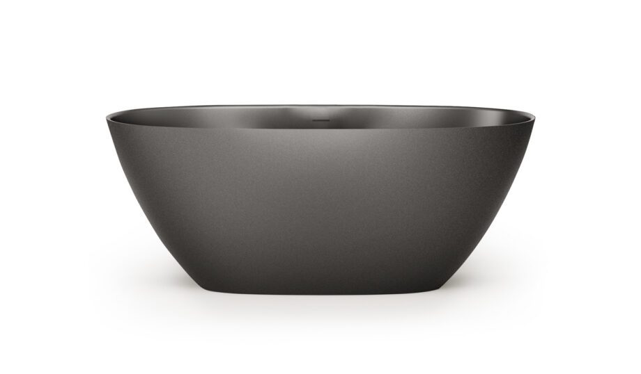 Must eraldiseisev kivivann PAA PERLA 160 160×75 cm, Graphite, matt Fristående badkar PAA PERLA 160 160x75 cm, svart Graphite