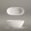 Eraldiseisev kivivann PAA PERLA 160 160×75 cm, matt Silkstone 6 Fristående badkar PAA PERLA 160 160x75 cm, Silkstone – 6
