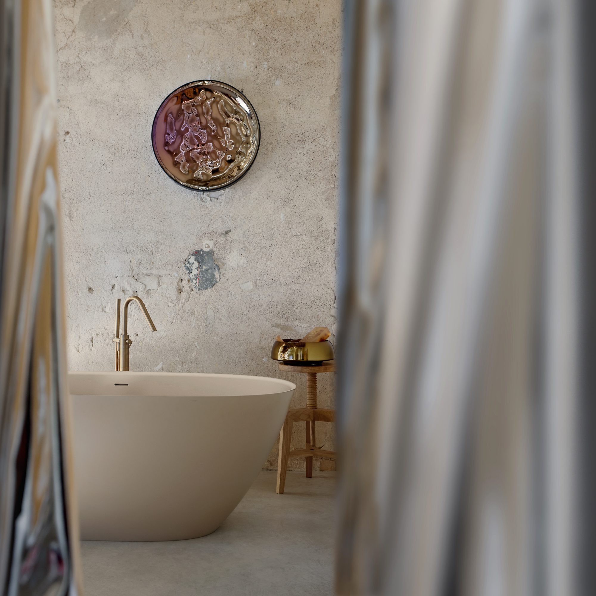 Fristående badkar PAA PERLA 160 160x75 cm, Silkstone – 2