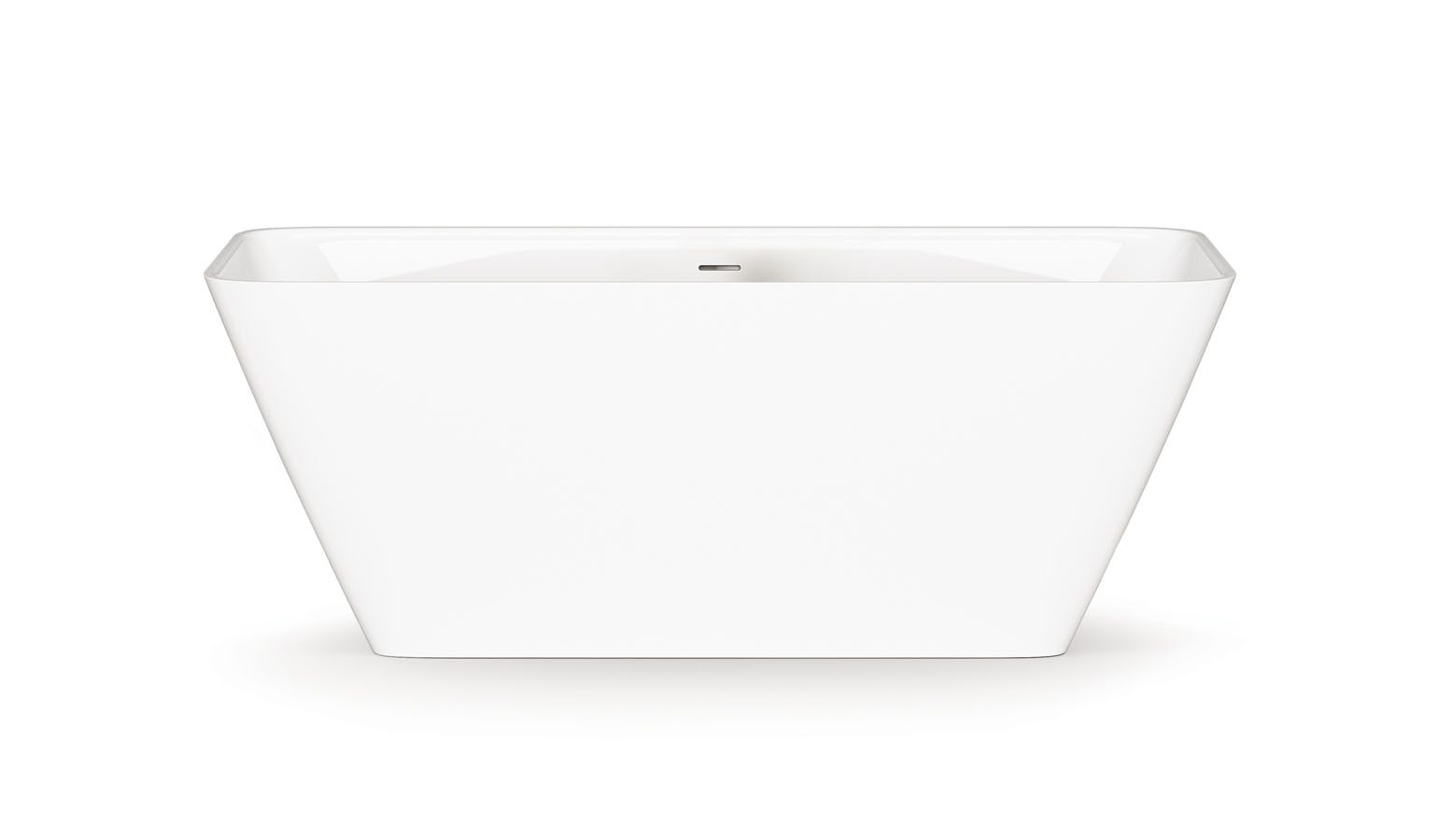 Fristående badkar PAA QUADRO 159x70 cm, gjutmarmor