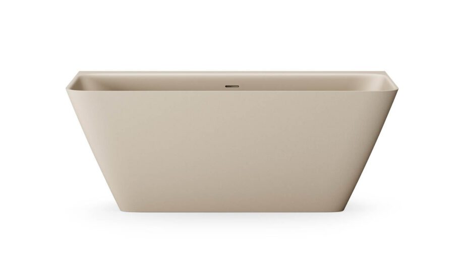 Badkar mot vägg PAA QUADRO WALL 160,5x76 cm, Silkstone – 4