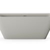 Badkar mot vägg PAA QUADRO WALL 160,5x76 cm, Silkstone – 3