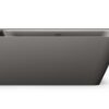 Must nurgavann PAA QUADRO CORNER D 160×75 cm, parempoolne, Graphite, matt Hörnbadkar PAA QUADRO CORNER D 160x75 cm, höger, Graphite