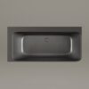 Must nurgavann PAA QUADRO CORNER D 160×75 cm, parempoolne, Graphite, matt 5 Hörnbadkar PAA QUADRO CORNER D 160x75 cm, höger, Graphite – 5