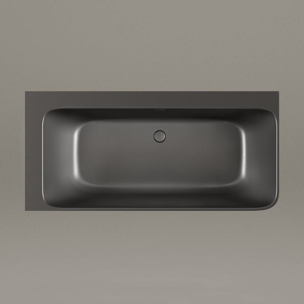 Hörnbadkar PAA QUADRO CORNER D 160x75 cm, höger, Graphite – 5