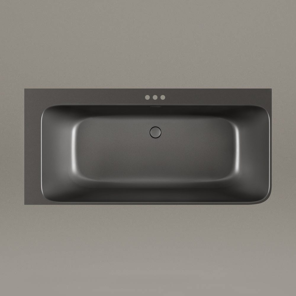 Hörnbadkar PAA QUADRO CORNER D 160x75 cm, höger, Graphite – 3