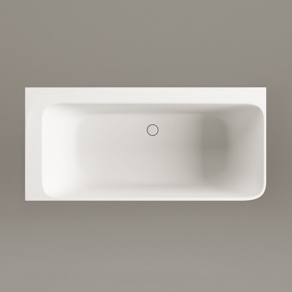 Hörnbadkar PAA QUADRO CORNER D 160x75 cm, höger, Silkstone – 8