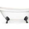 Badkar på tassar PAA VICTORIA 170x83 cm, Graphite-fötter