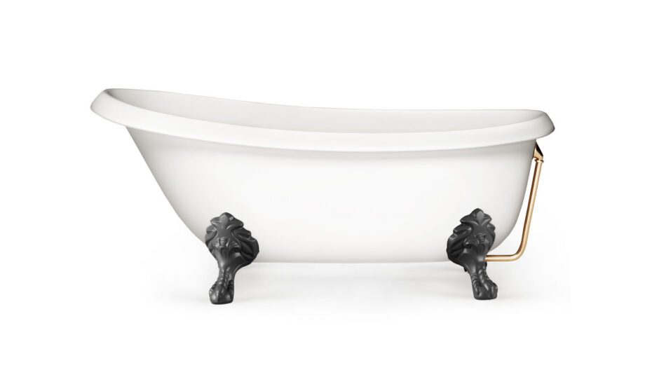 Badkar på tassar PAA VICTORIA 170x83 cm, Graphite-fötter