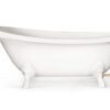Jalgadega kivivann PAA VICTORIA 170×83 cm, läikiv kivimass Badkar på tassar PAA VICTORIA 170x83 cm, gjutmarmor