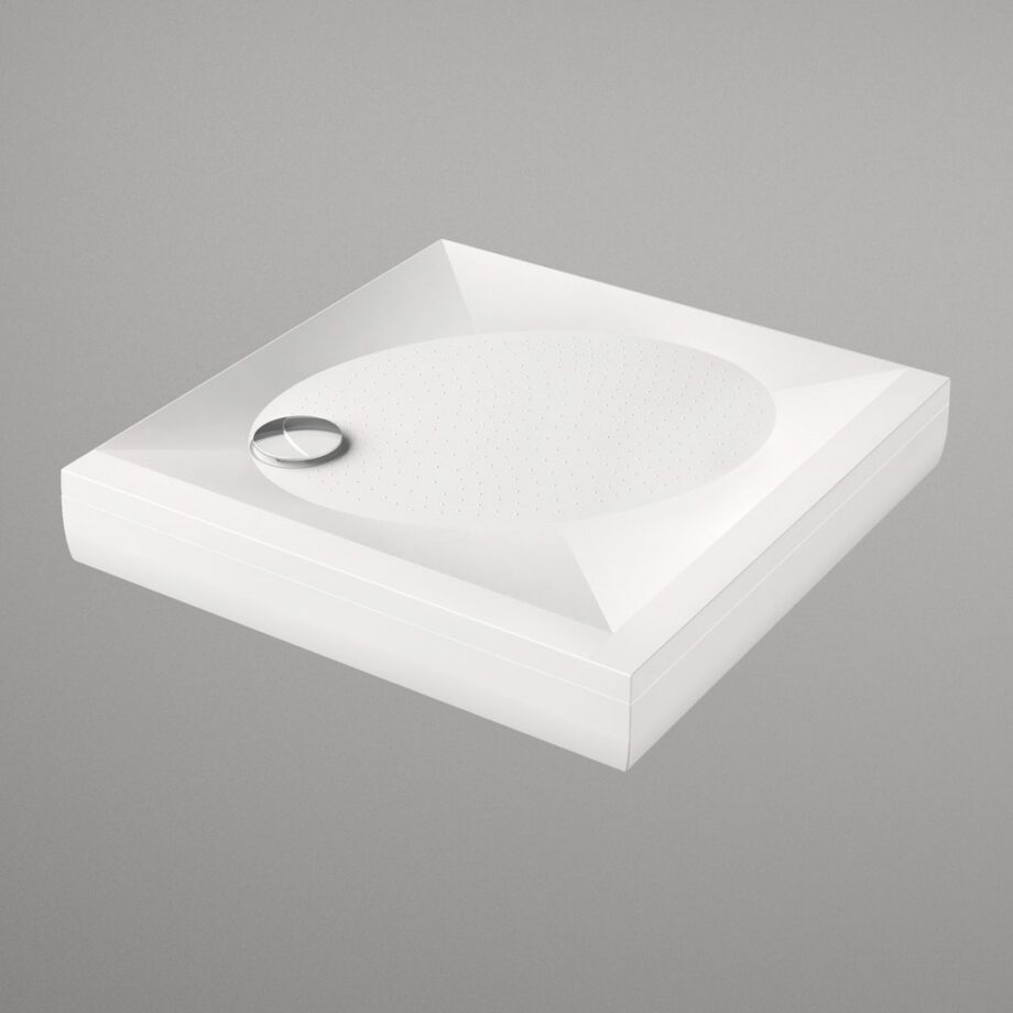 Duschkar PAA ART KV 100, 100x100 cm, gjutmarmor – 3