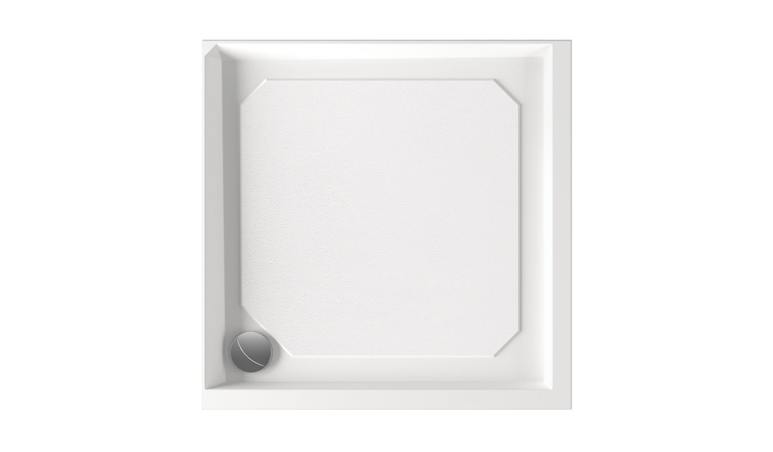 Duschkar PAA CLASSIC KV 100, 100x100 cm, gjutmarmor