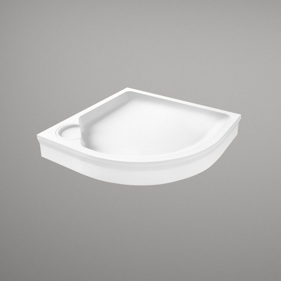 Ümar dušialus PAA CLASSIC NEW RO 90 R550, 90×90 cm, kivimass 3 Kvartsrunt duschkar PAA CLASSIC NEW RO 90 R550, 90x90 cm – 3