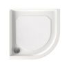 Ümar dušialus PAA CLASSIC RO 90 R500, 90×90 cm, kivimass Kvartsrunt duschkar PAA CLASSIC RO 90 R500, 90x90 cm
