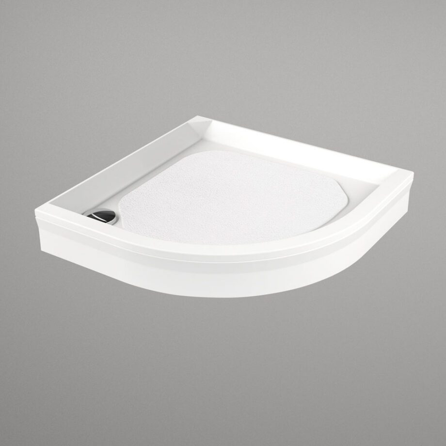 Ümar dušialus PAA CLASSIC RO 90 R550, 90×90 cm, kivimass 2 Kvartsrunt duschkar PAA CLASSIC RO 90 R550, 90x90 cm – 2