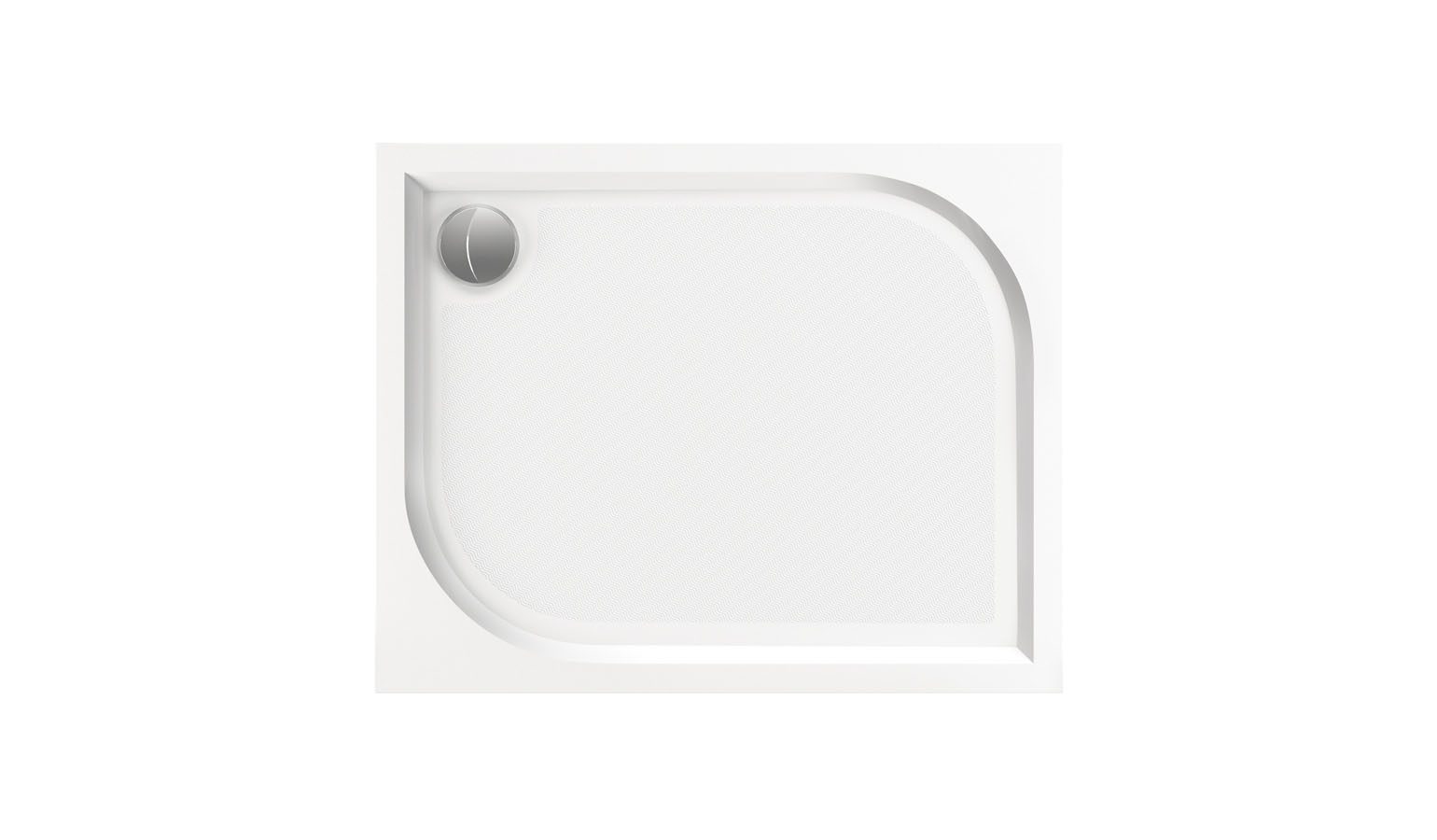 Duschkar PAA LARGO 80x100 cm, gjutmarmor