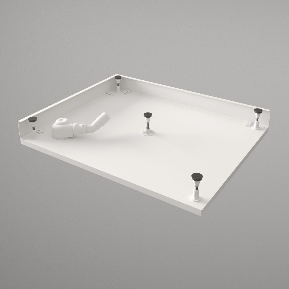Duschkar PAA LARGO 80x100 cm, gjutmarmor – 3