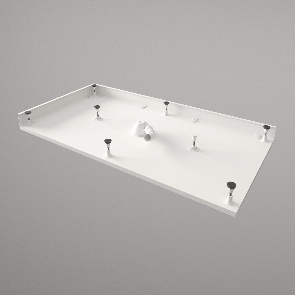 Duschkar PAA LARGO 80x160 cm, gjutmarmor – 3