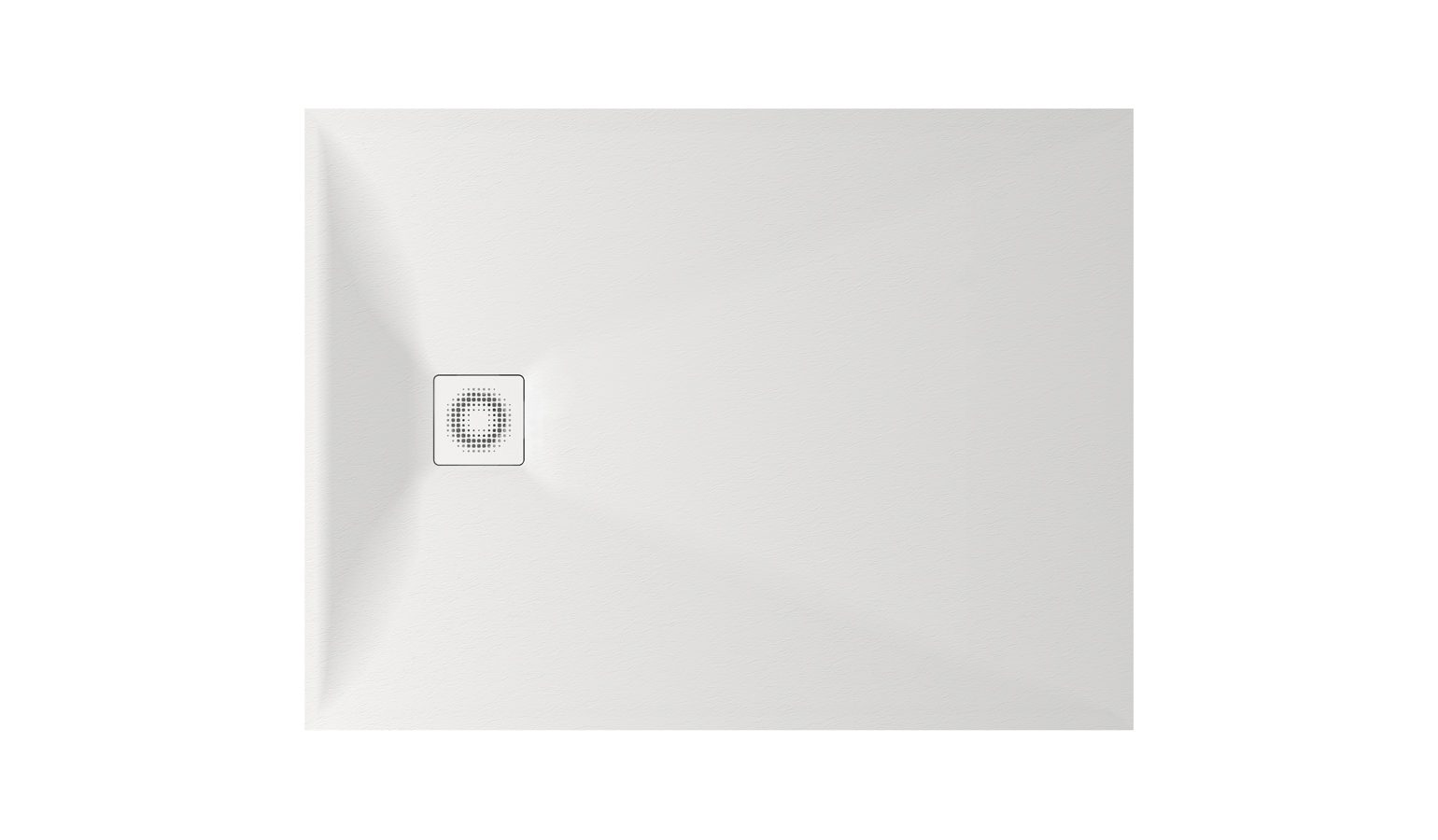 Duschkar PAA LETTERA 100x120 cm, gjutmarmor