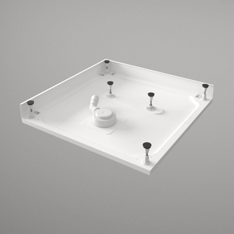 Duschkar PAA LETTERA KV 90, 90x90 cm, gjutmarmor – 3