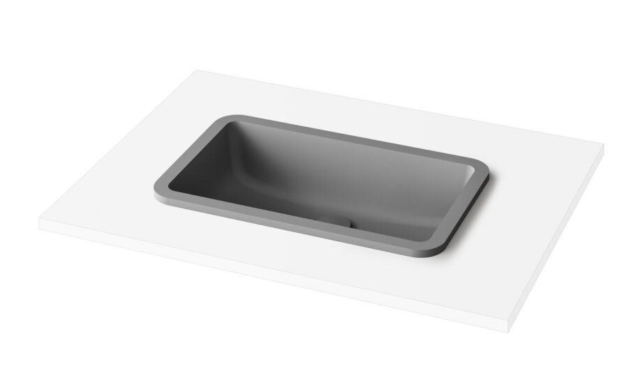 Uputatav valamu PAA OPUS IN 52×32 cm, Silkstone 4 Nedfällt handfat PAA OPUS IN 52x32 cm, Silkstone – 4