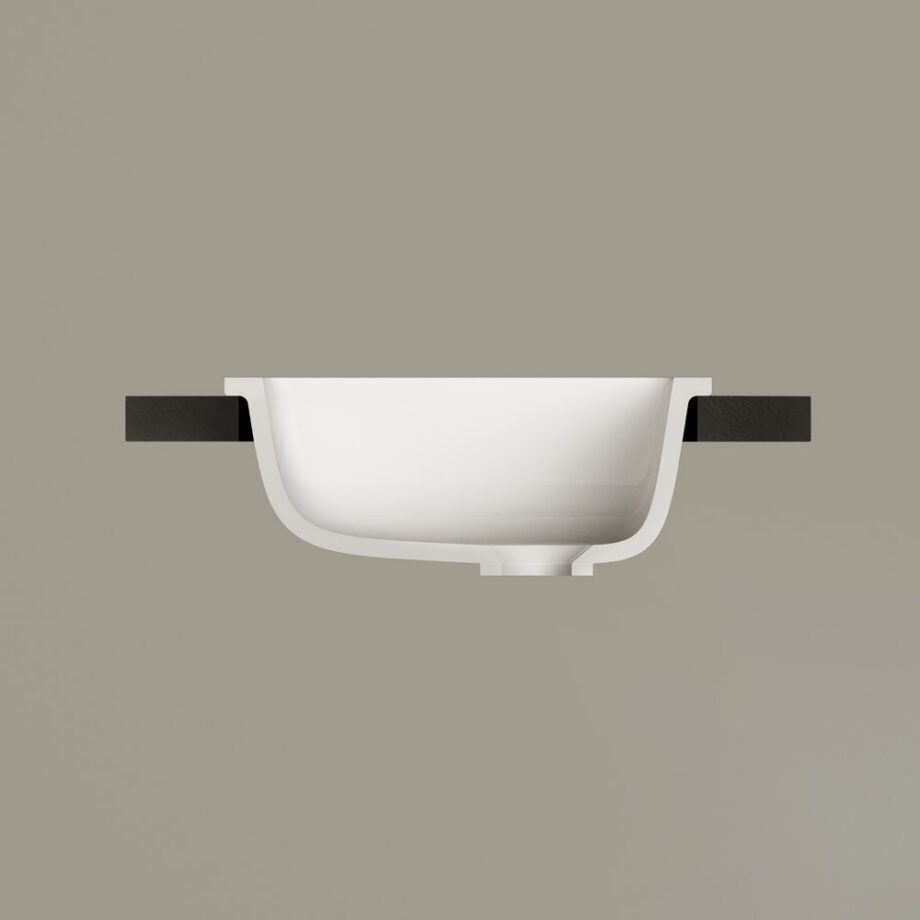 Uputatav valamu PAA OPUS IN 52×32 cm, Silkstone 3 Nedfällt handfat PAA OPUS IN 52x32 cm, Silkstone – 3